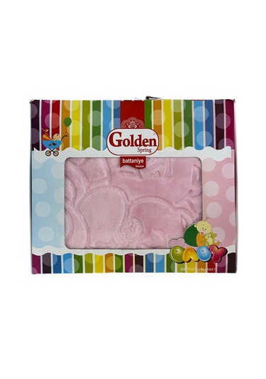 Bebek Battaniyesi 100x120cm %100 Polyester Çocuk Battaniyesi Pembe