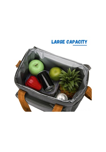 Lemestar 15l Isı Ve Soğuk Saklama Çantası, 600d Oxford Kumaş, Su Geçirmez, Dayanıklı, Outdoor Yemek Çantası, 31x24x21cm Çok Renkli