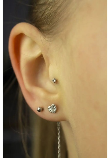 Dzirka Taşınabilir Labret Küpe Kulaştırma Burun Frenulum Piercingi Titanyum 137869646 Beyaz