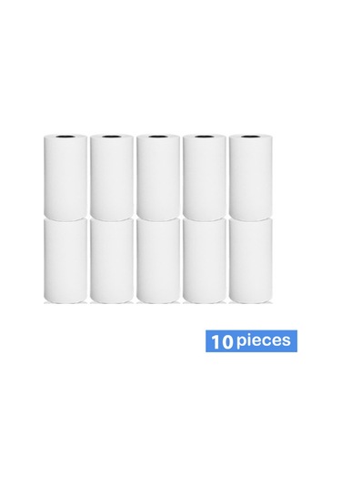 Dofolink Ofis Ve Öğrenci Kullanıma Uygun Mini Termal Yazıcı - Bluetooth İle Akıllı Telefon Bağlantısı, Hata Notları Ve Fotoğraflarını Bas - 10'lu Kağıt Paketi