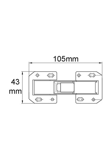 Tassız Deliksiz Menteşe 90 Yuvasız Mobilya Dolap Kapak Menteşesi -2 Adet