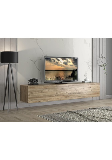 Wood'N Love Vega Premium 200 Cm Geniş Dolaplı Metal Ayaklı Tv Üni (533004083)