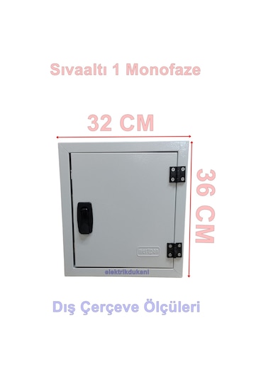 Mert 1001 S.a. 1 Monofaze Sayaçlı Otomatlı Pano