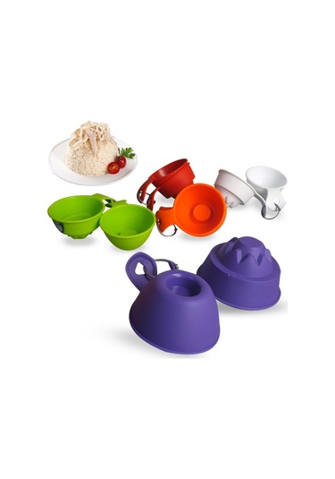 Sevimli Pilav Ve Helva Servis Kalıbı 2 Adet Asorti Karışık