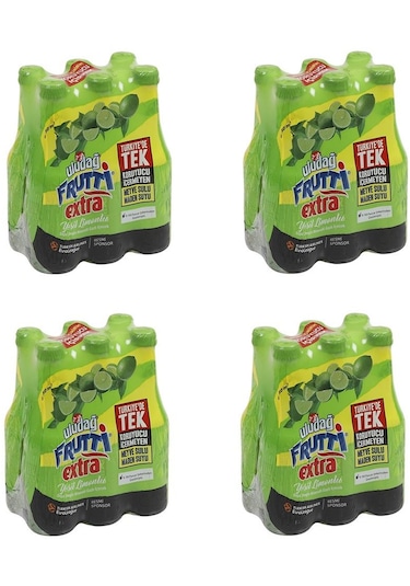 Uludağ Frutti Extra Yeşil Limonlu 250 Ml X 24 Adet