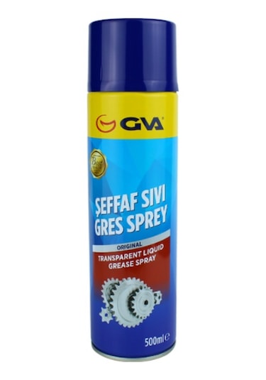 Gva Şeffaf Sıvı Gres Spreyi 500 ML