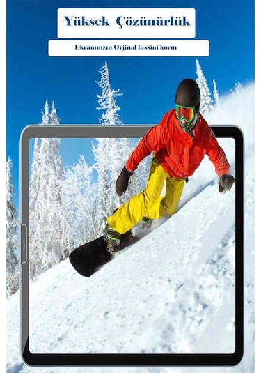 İpad Air 11 2025 M3 Çip Uyumlu 11 İnç Fuchsia Temperli Cam Ekran Koruyucu