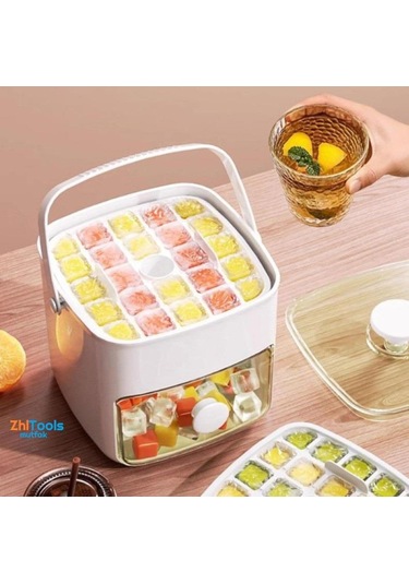 Zhltools Buz Kalıp Ve Saklama Kutusu Beyaz