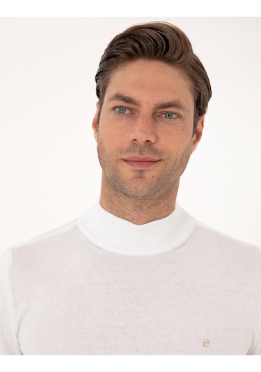 Pierre Cardin Erkek Ekru Kazak /triko 50314176-vr019 Ekru