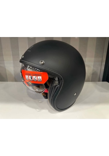 Mt Helmets Mt Lemans 2 Sv Şeffaf Vizörlü Motosiklet Kaskı Siyah