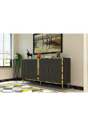 Arnoct Kb150 Konsol Antrasit-altın