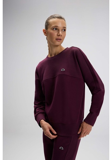 Ellesse Bayan Sweat Ef567-brd Bordo Bordo