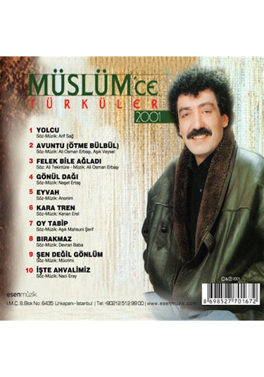 Müslüm Gürses - Müslüm'Ce Türküler Cd