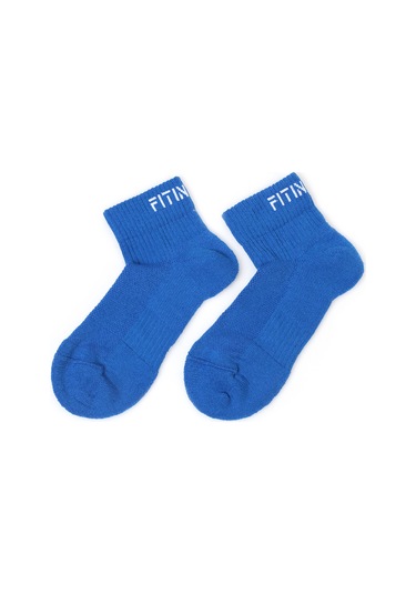 Premium Performance Quarter Mavi Unisex Spor Çorap Mavi