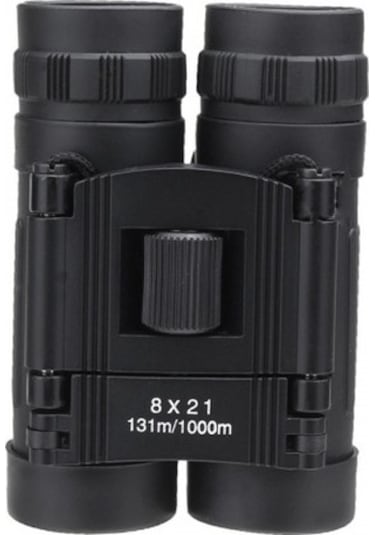 Nikula 8x21 Av Dürbünü - 131m/1000m - Kauçuk Kaplama Siyah