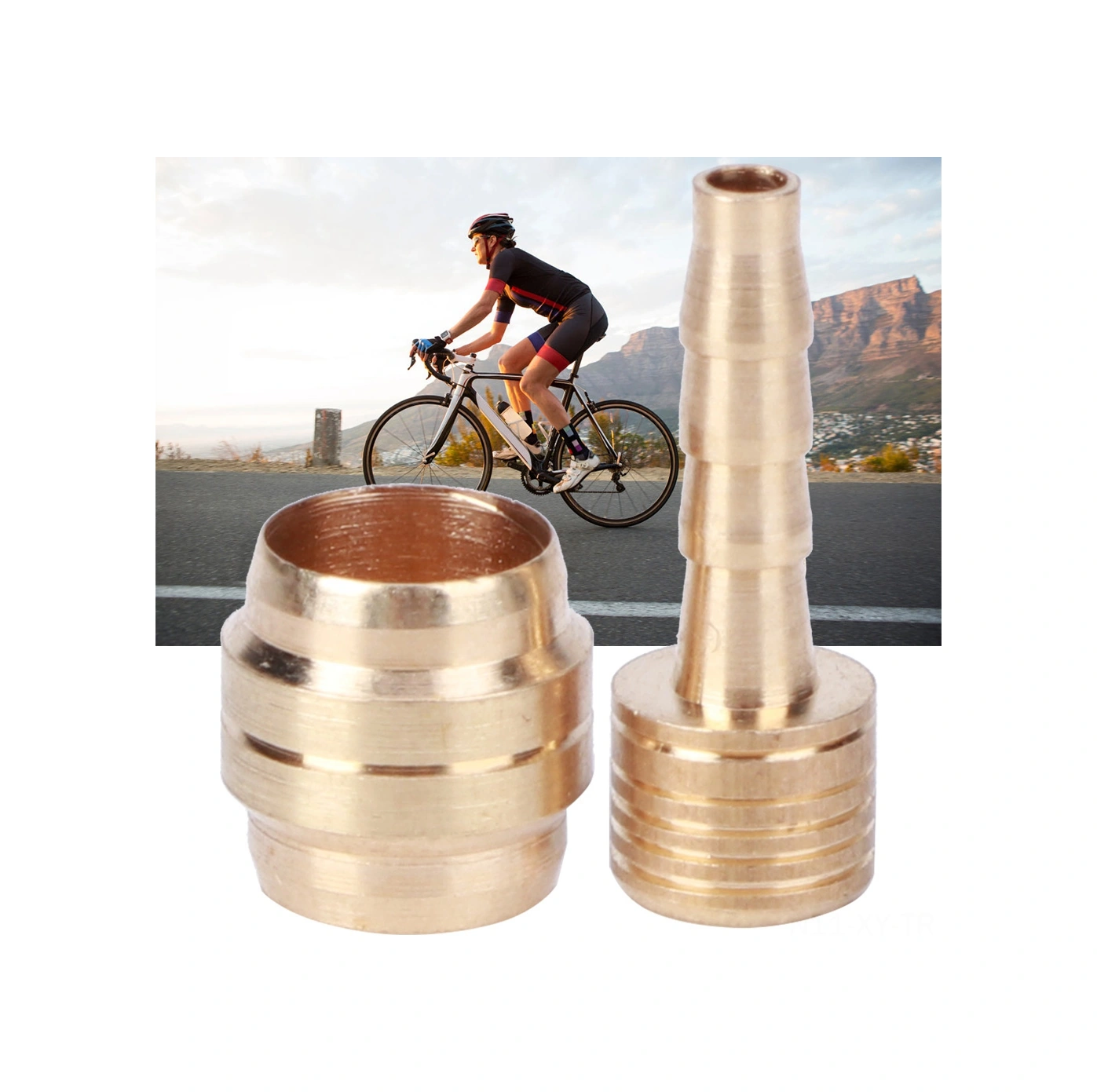 Shineyee Bisiklet Yağ İğnesi Zeytin Uçları Tamir Parçaları - Bakır Malzeme, Cnc İşleme, Mt2/4/6/8 Uyumlu, 10 Adet/ Paket