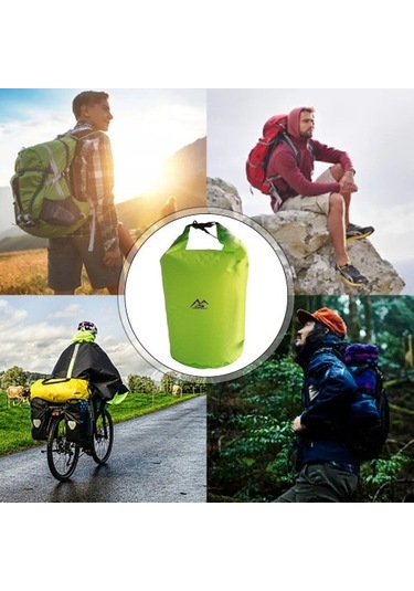 Silkroadselect Chaoduo Shop Turuncu Tarzı 40l 5ll 20lll Su Geçirmez Kuru Çanta Kamp Sürüklenen Yüzme Rafting Rivertrekking Çanta Için Büyük Kapasiteli Kese Kuru Çanta Paketi Dyyk5b Renkli