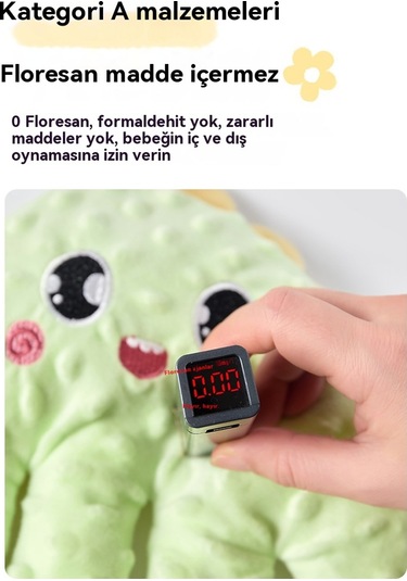 Jian Fan Bebek Okşama Ve Yattırıcı Palmiye Uyku Artefaktıyeşil