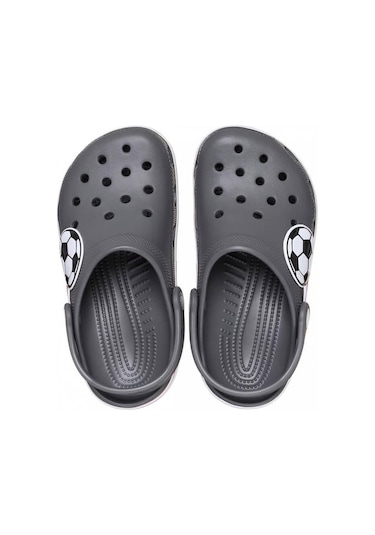 Crocs Classic Soccerband Clog K Çocuk Terlik - Antrasit Antrasit