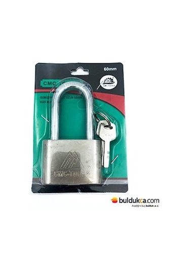 Cmc-Tools Gümüş Asma Kilit 60mm Özel Şifreli Anahtar