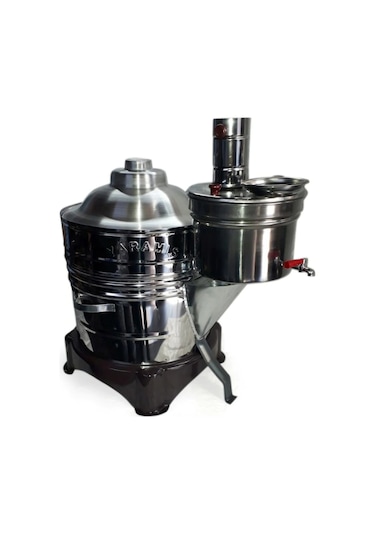 Yaramış 19 Parça Çift Musluklu Semaver - Güveçli - Tandırlı - Saçlı Mangal Seti