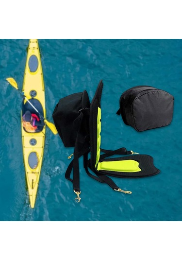 Suntek Kayak Koltuk Arkası Çantası Kürek Çekme Rafting Siyah