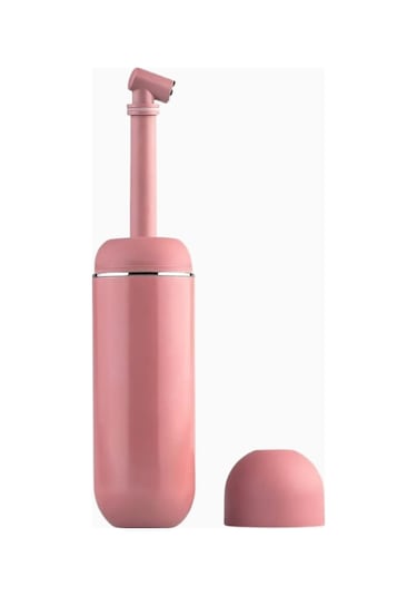 Trava 380ml Taşınabilir Seyahat Bidesi Pembe Klozet