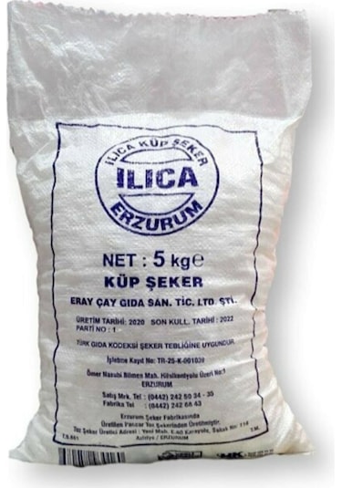 Erzurum Ilıca Doğal Kıtlama Kesme Küp Şeker 5 KG