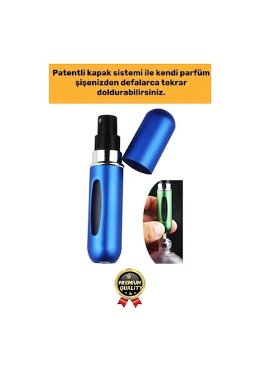 Özel Üretim Pratik Otomatik Doldurulabilir Taşınabilir Atomizer Seyahat Mini Cep Parfüm Şişesi 5 Ml