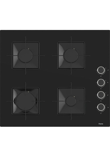 Ferre XE61MDV - SS205 - D086 Inox - Siyah Ankastre Set