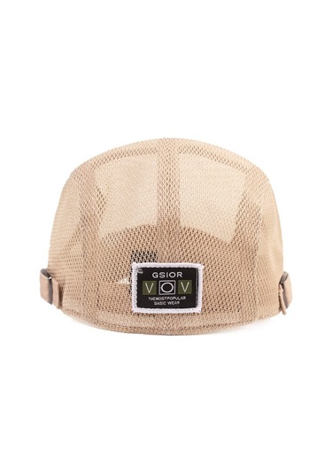 Erkekler İçin Yazlık Nefes Alabilen Ördek Ağızlı Güneşten Koruyucu Şapka Serin Tutan Açık Havada Kullanıma Uygun Bej