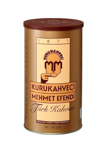 Kurukahveci Mehmet Efendi Türk Kahvesi Teneke 500 G