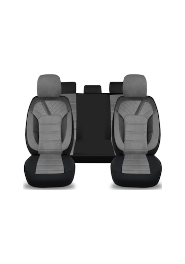 Jeep Compass 1 2007 - 2010 Uyumlu Gri Tay Tüyü Koltuk Kılıfı