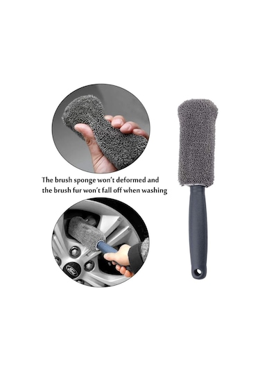 Carmind Mikrofiber Jant Ve Egzoz Temizlik Fırçası Cr15031