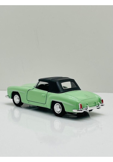 Mercedes 190 Sl 1955 Model 1/36 Çek Bırak Metal Araba Yeşil