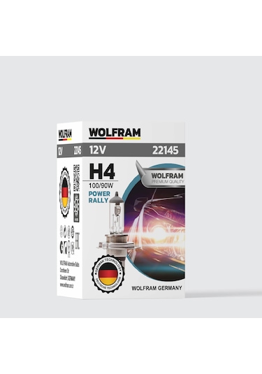 H4 12v 100/90 W Ampul Standart Isık Tırnaklı P43t