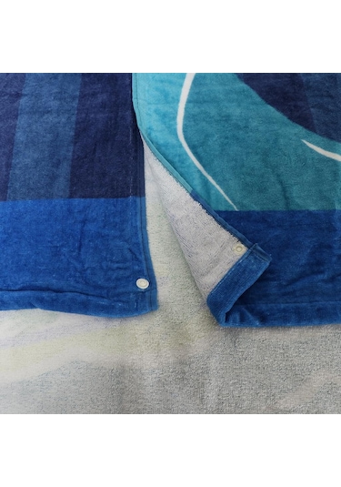 Suntek Yumuşak Emici Çocuk Kapşonlu Banyo/havuz/plaj Havlusu