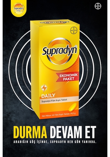 Supradyn Daily 60 Film Kaplı Tablet
