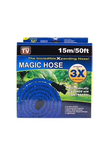 Upeka Sihirli Tabancalı 15 Metre Uzayan Bahçe Sulama Araç Yıkama