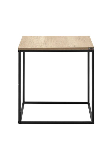 Profile Köşe Sehpa - Açık Ceviz Tori 50x52x50 Cm Gxyxd