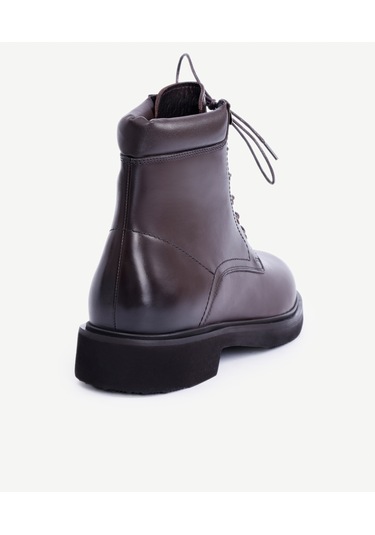 Yargıcı Bağcıklı Deri Bot 25keay4001x 003 Kahverengi