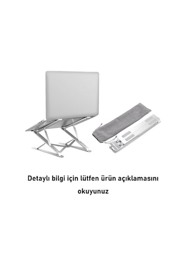 SooPii DM09 12.6''-17.3'' Çift Katlı Alüminyum Notebook Standı