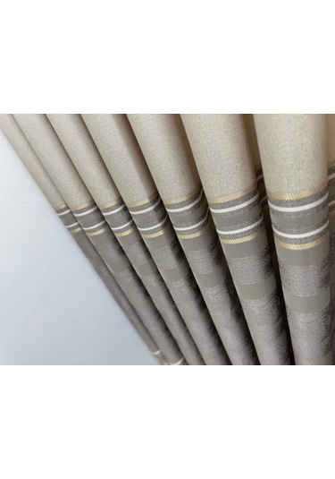 Nivemeshome Urla V-5202 Vizon 1/3 Sık Pileli Fon Perde Apm Çok Renkli