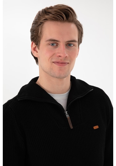 U.s. Polo Assn. Erkek Siyah Kazak /triko 50297047-vr046 Siyah