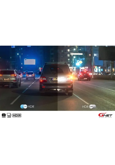 Gnet Gonw 2ch Fullhd Hdr Wi-fi Akıllı 2 Kameralı Araç Kamerası