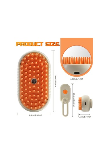 River World Köpekler İçin Pet Tarağı Buharlı