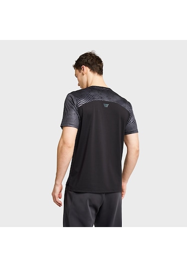 Lescon 26b-1024 Antrenman Kısa Kol Siyah Erkek T-shirt 26btea001024