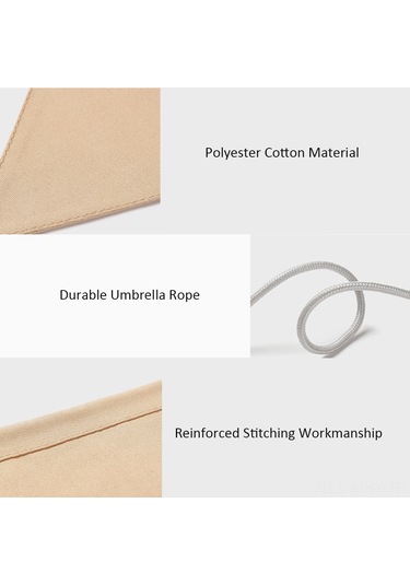 Monyee Kamp Bayrağı Triko Pamuk 10 Adet Sarı-kahverengi 6.2m Teli 18x16.5cm Renkli Çadır Bayrakları Çok Renkli