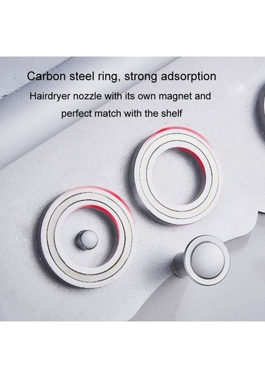 Tongxida Altın Saç Rafı, Monte Makinesi Tutucu, Kurutma Tutucu, Gümüş Renk, Duvara Deliksiz Montaj, Küçük Evler İçin Çok Kulla Diğer