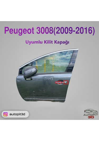 Peugeot 3008 2009 2016 Uyumlu Kilit Kapağı